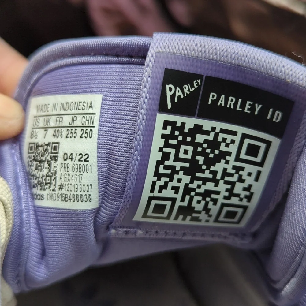 Women's Adidas Parley Forum Bold White & Purple - GX4617